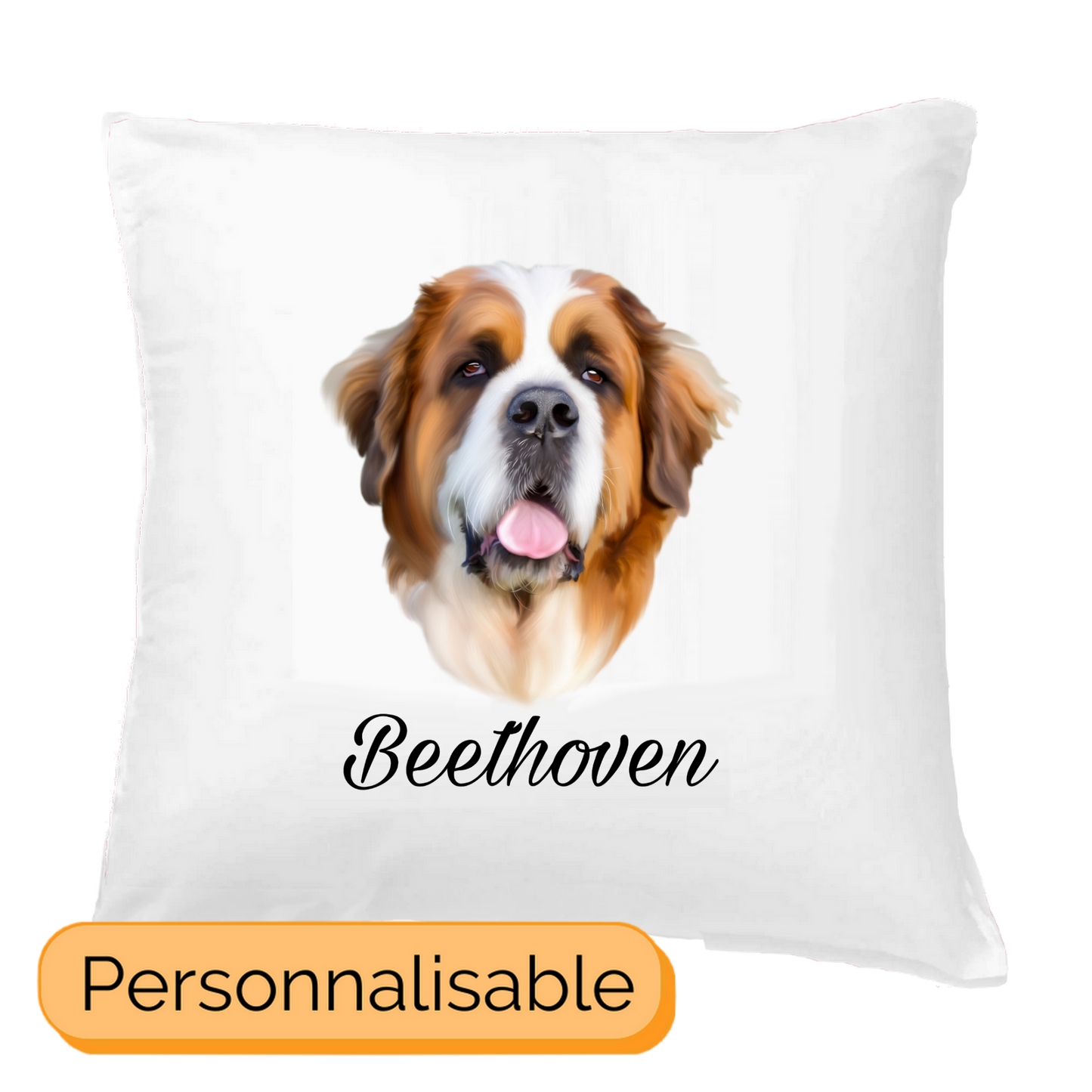 Coussin personnalisable Saint Bernard