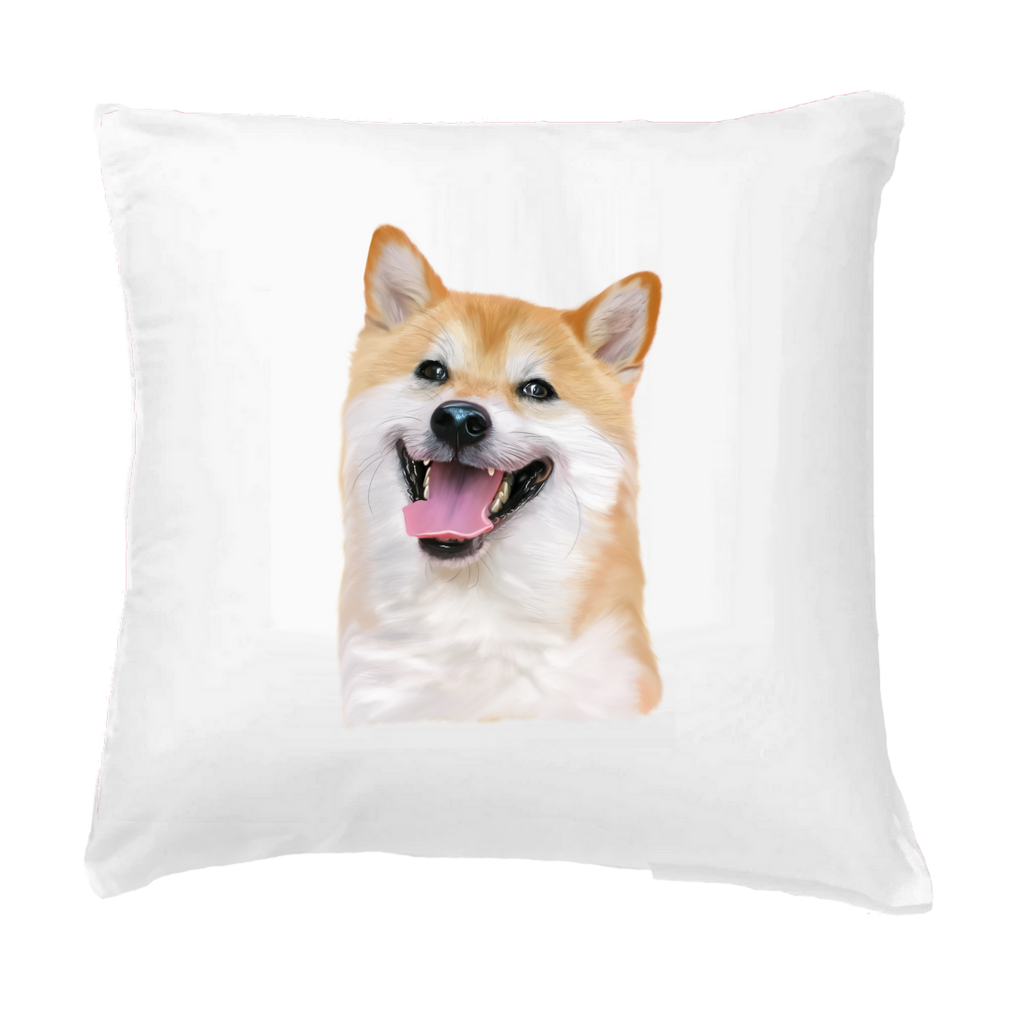 Coussin illustré Shiba
