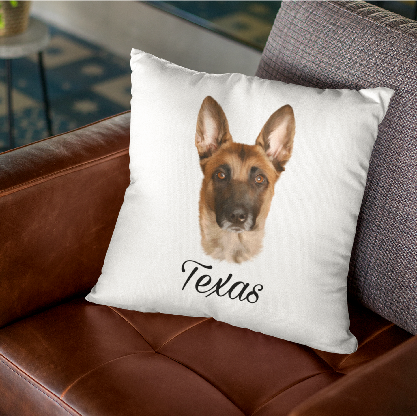 Coussin chien Berger Malinois
