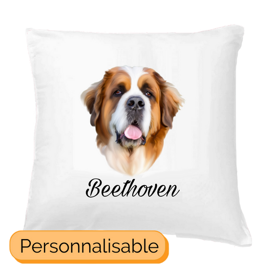 Coussin personnalisable Saint Bernard