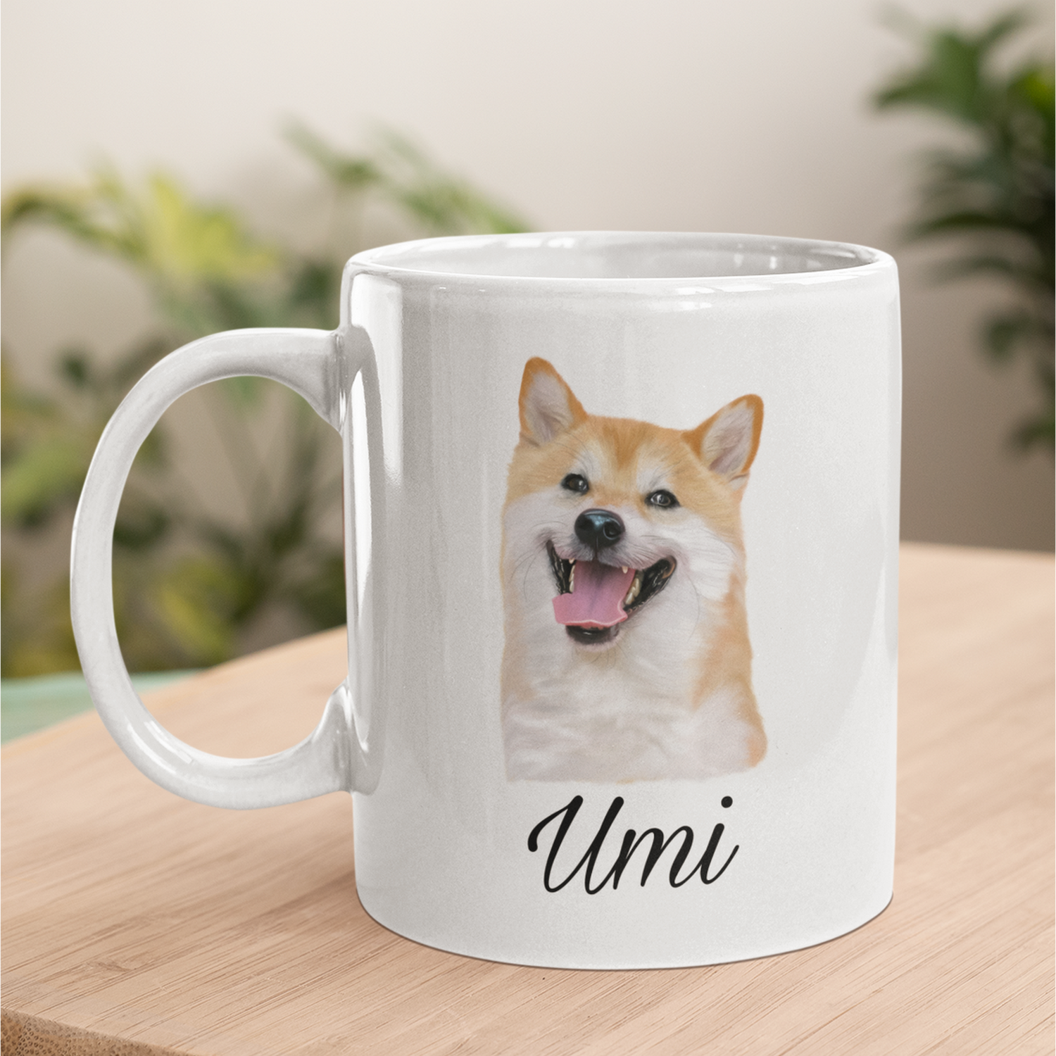 Tasse personnalisable chien shiba Inu