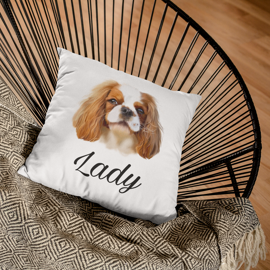 Coussin + housse - Cavalier King Charles
