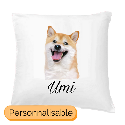 Oreiller personnalisable Shiba