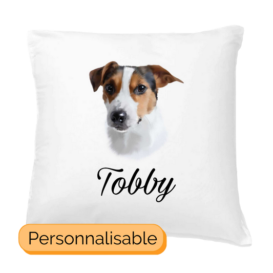 Coussin personnalisable jack russell