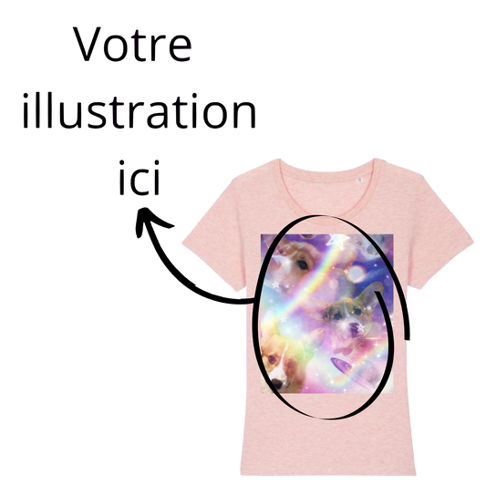 T-shirt unisexe - Dessin personnalisé