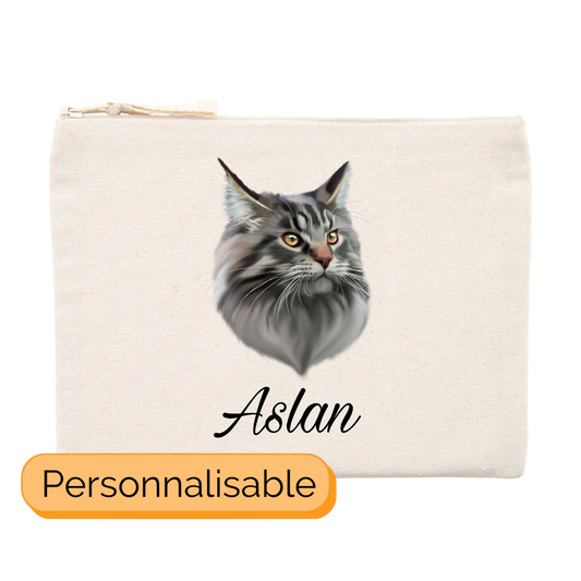 Trousse personnalisable chat maine coon