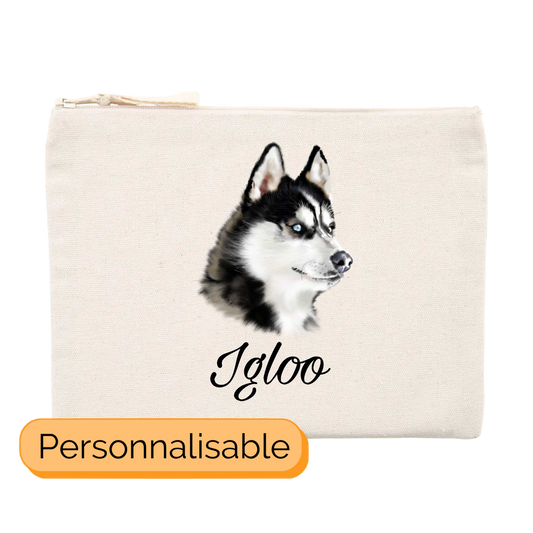 Trousse personnalisable husky