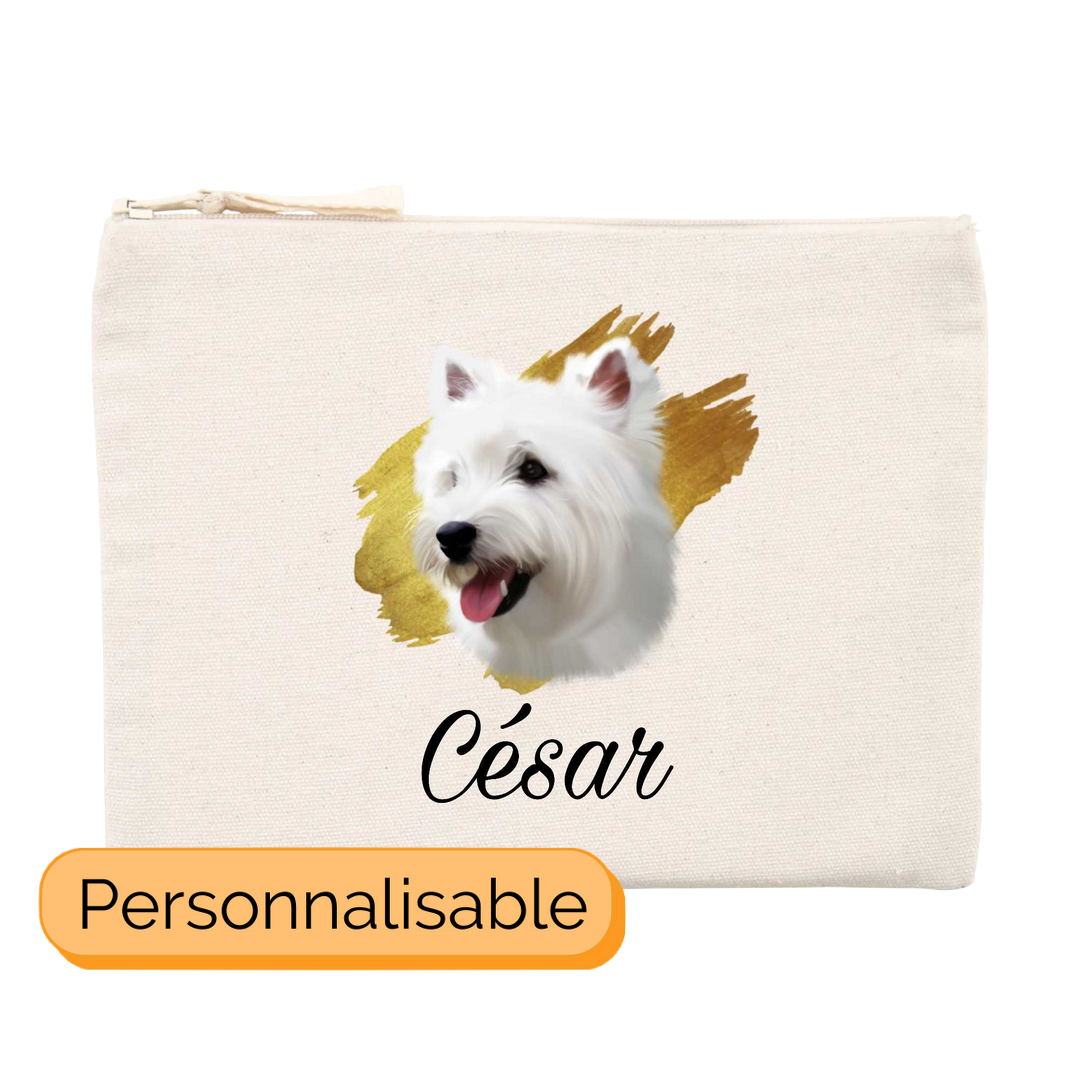 Trousse personnalisable westie