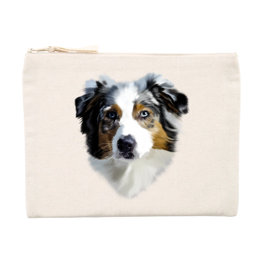 Pochette portrait berger australien