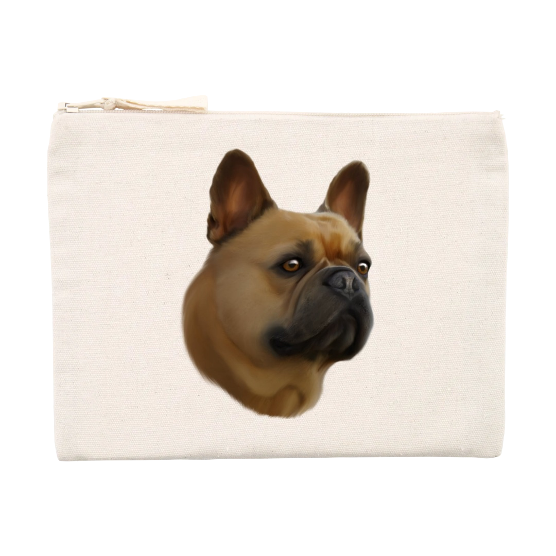 Trousse portrait chien bouledogue francais