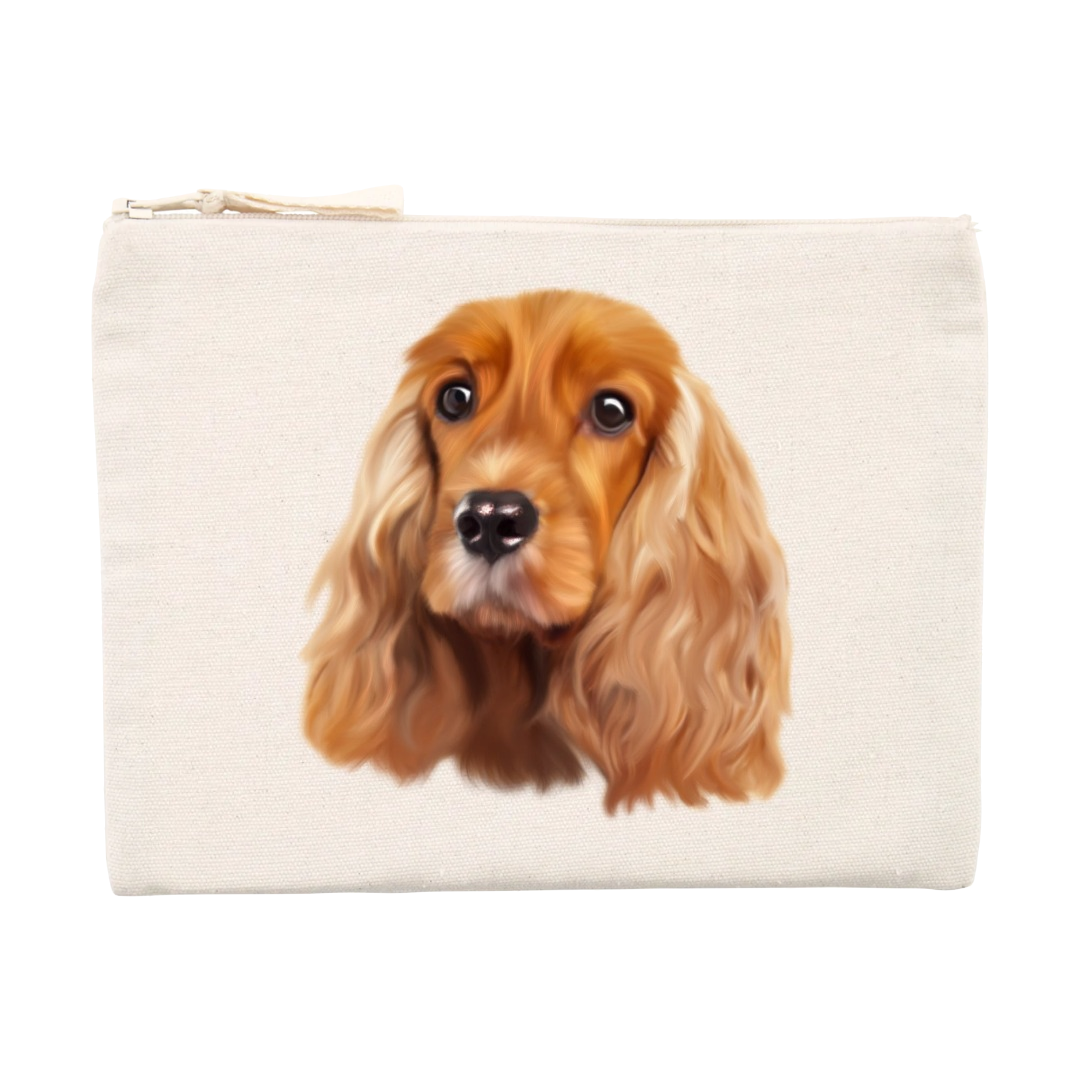 Trousse portrait chien cocker spaniel anglais